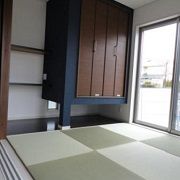 和室は琉球畳でモダンな仕上がりです。