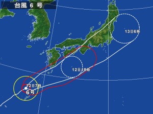 台風６号