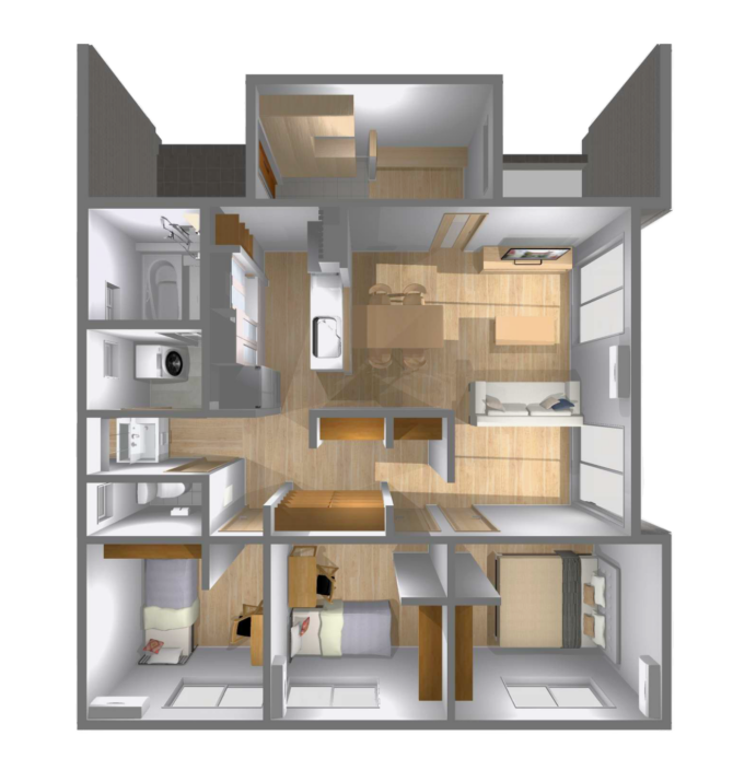 間取り図（3D）