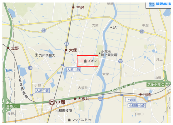 イオンブース地図