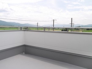 バルコニーからの風景