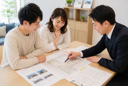 建築計画の打ち合わせ