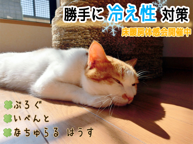 冷え性対策・床暖房