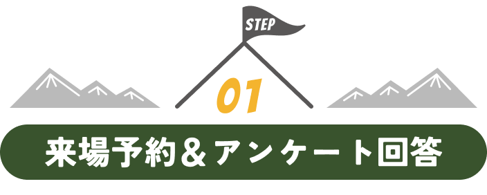 来場予約＆アンケート回答