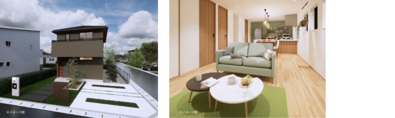 東郷 外観パース③・内観パース