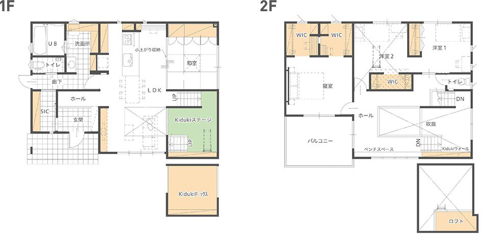 モデルハウス（住宅展示場）宗像店の間取り