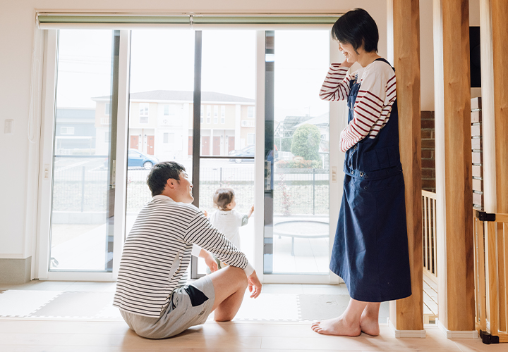 case 32 アウトドア好きが高じて建てました。薪ストーブのある家