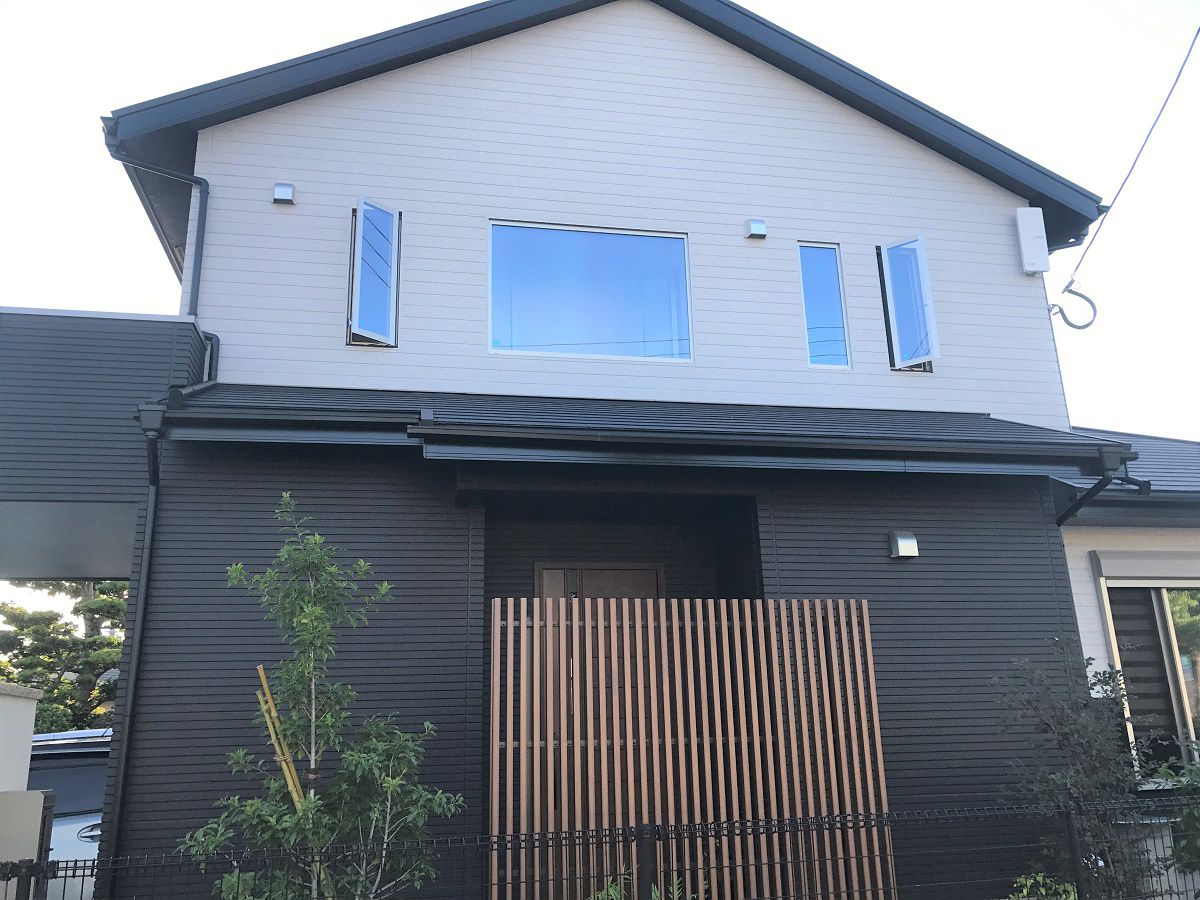 和モダン ガレージ 注文住宅 建築実例 事例 ユニバーサルホーム