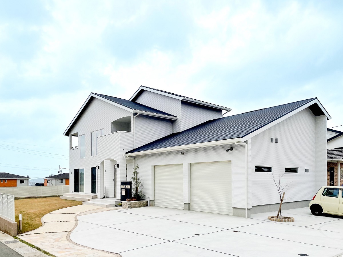 憧れのガレージハウス 注文住宅 建築実例 事例 ユニバーサルホーム